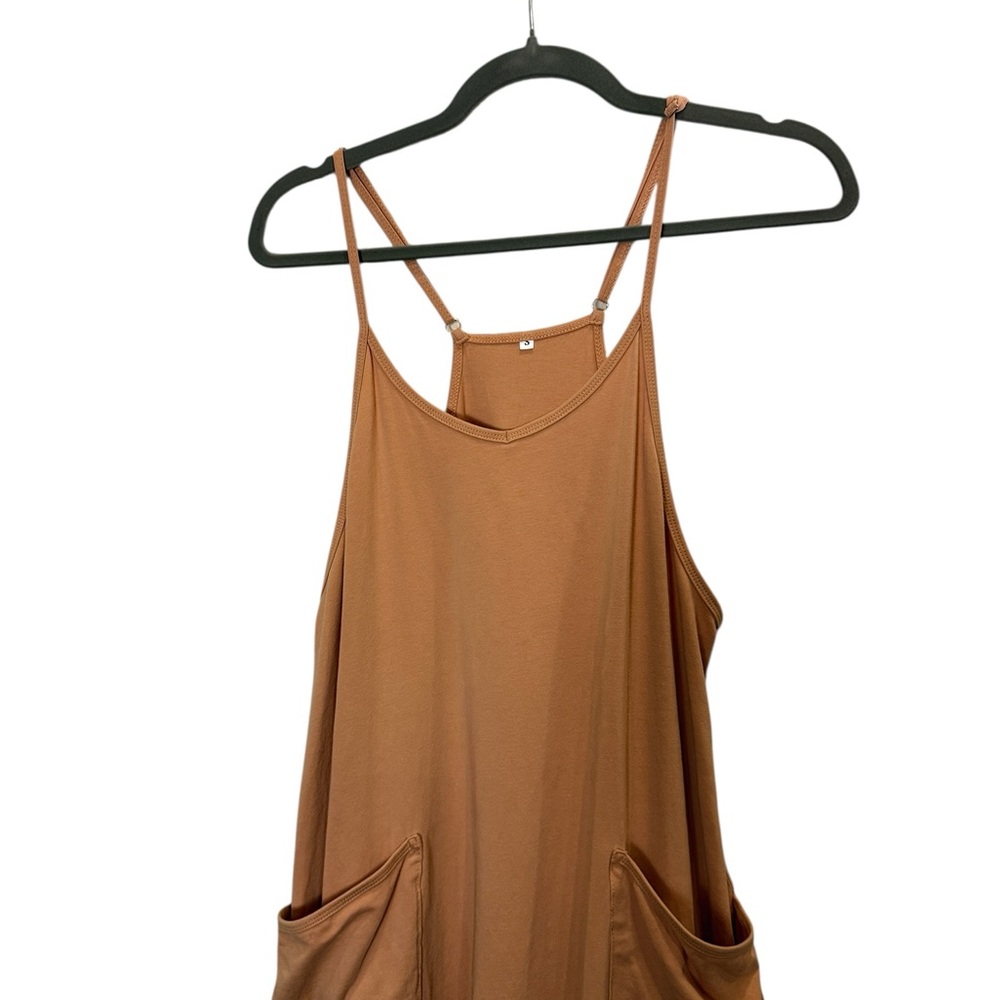 Women's Sporty Onesie Peach Jumpsuit Sz S - Picture 2 of 9